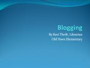 Blogging