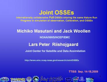 Michiko Masutani and Jack Woollen