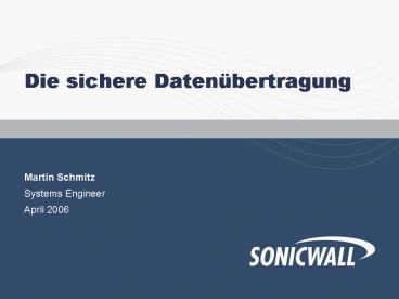 Die sichere Datenbertragung