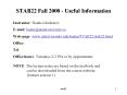 STAB22 Fall 2008 - Useful Information PowerPoint PPT Presentation