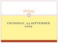 THURSday,%2024%20September%202009 PowerPoint PPT Presentation