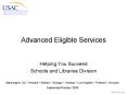Advanced Eligible Services PowerPoint PPT Presentation