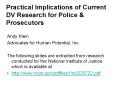 Practical Implications of Current DV Research for Police PowerPoint PPT Presentation