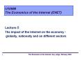 The impact of the Internet on the economy PowerPoint PPT Presentation