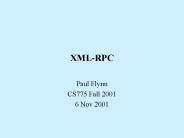 XMLRPC