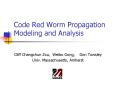 Code Red Worm Propagation Modeling and Analysis PowerPoint PPT Presentation