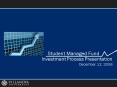 Student Managed Fund PowerPoint PPT Presentation