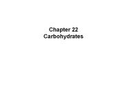 Chapter 22 Carbohydrates
