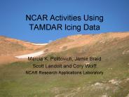 NCAR Activities Using TAMDAR Icing Data