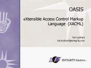 OASIS eXtensible Access Control Markup Language XACML