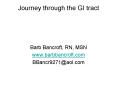 Journey through the GI tract PowerPoint PPT Presentation
