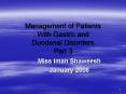 Management of Patients With Gastric and Duodenal Disorders Part 3 PowerPoint PPT Presentation