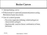 Bezier Curves