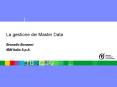La gestione dei Master Data PowerPoint PPT Presentation