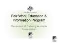 Fair Work Education PowerPoint PPT Presentation