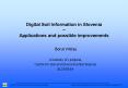 Digital Soil Information in Slovenia ~ Applications and possible improvements PowerPoint PPT Presentation