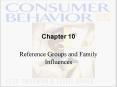 Reference Groups and Family Influences PowerPoint PPT Presentation