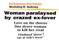 Evolutionary Psychology. Workshop 8: Jealousy. PowerPoint PPT Presentation