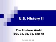 U.S. History II