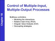 Control of Multiple-Input, Multiple-Output Processes