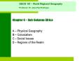 Chapter 6 SubSaharan Africa PowerPoint PPT Presentation