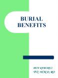 BURIAL BENEFITS PowerPoint PPT Presentation