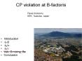 CP violation at B-factoris PowerPoint PPT Presentation