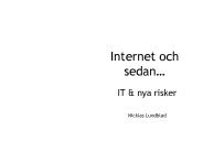 Internet och sedan