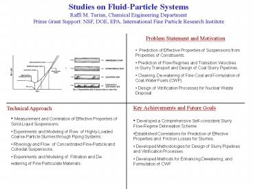 Studies on Fluid-Particle Systems