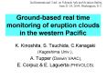 Groundbased real time monitoring of eruption clouds in the western Pacific PowerPoint PPT Presentation