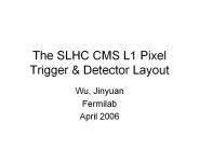 The SLHC CMS L1 Pixel Trigger
