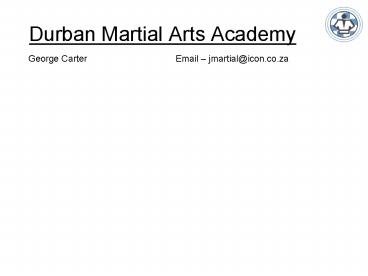 Durban Martial Arts Academy