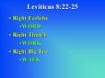 Leviticus 8:2225 PowerPoint PPT Presentation