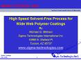 High Speed SolventFree Process for PowerPoint PPT Presentation
