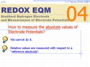REDOX EQM