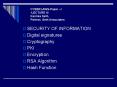 SECURITY OF INFORMATION PowerPoint PPT Presentation