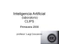 Inteligencia Artificial (laboratorio) CLIPS PowerPoint PPT Presentation