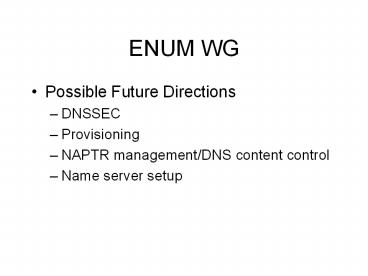 ENUM%20WG