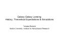 Galaxy-Galaxy Lensing: History, Theoretical Expectations PowerPoint PPT Presentation