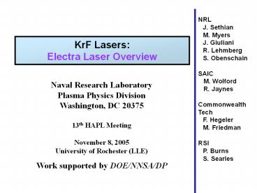 Naval Research Laboratory