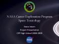 NASA Career Exploration Program Space Toxicology PowerPoint PPT Presentation