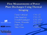 Flow Measurements of Power Plant Discharges Using Thermal Imaging