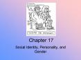 Social Identity, Personality, and Gender PowerPoint PPT Presentation