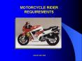 MOTORCYCLE RIDER PowerPoint PPT Presentation