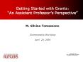 Getting Started with Grants:  PowerPoint PPT Presentation