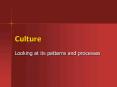Culture PowerPoint PPT Presentation