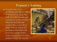Peasant Clothing PowerPoint PPT Presentation