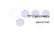 TP Calorimetry