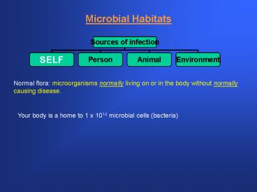 Microbial Habitats