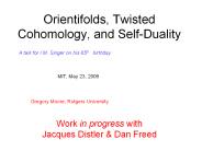 Orientifolds, Twisted Cohomology, and Self-Duality